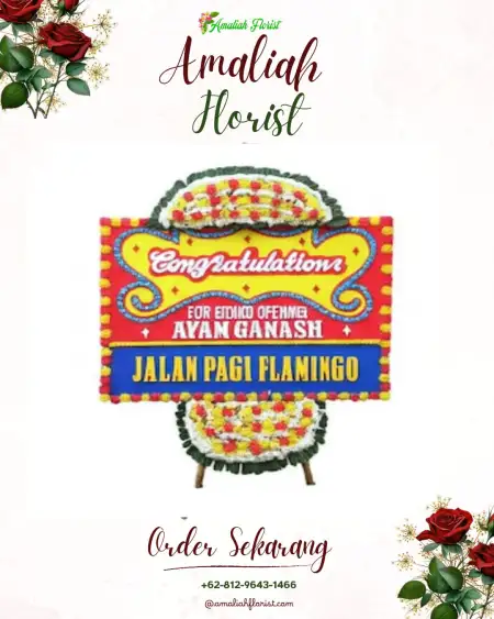 Sewa Papan Bunga The Hall Pesona Khayangan Depok